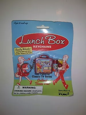 $20 • Buy NEW 1998  GUNSMOKE  Mini Lunch Box Key Chains By Basic Fun 