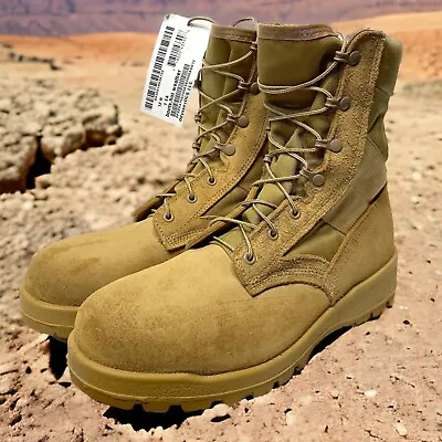 ALTAMA Mens Desert Coyote Tan Hot Weather Tactical Army Combat Boots Size 12 R • $79.99