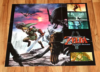 The Legend Of Zelda Twilight Princess Very Rare Poster 66x58cm Wii Wii U  • $53.91