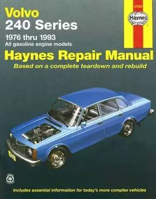 Volvo 240 Series: 1976 Thru 1993 All Gasoline Engine Models (Haynes - ACCEPTABLE • $12.27