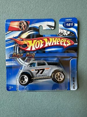 Hot Wheels Baja Bug VW Flat Gray Primer 2005 #161 Volkswagen Diecast Short Card • $2.50