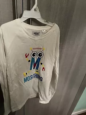 Moschino Teen Boys White Top Size 12. Great Condition • $30
