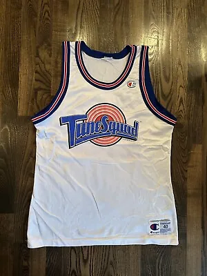 Vintage Space Jam MICHAEL JORDAN #23 Tune Squad Champion Jersey Size 40 Medium M • $200