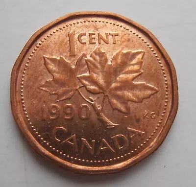 1990 Canada 1 Cent Uncirculated • £1.99