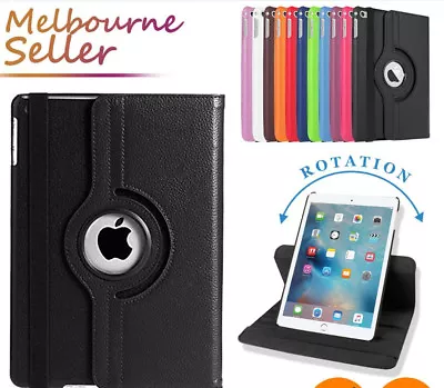 IPad 9.7  6th Gen 2018 Model Smart Leather Case Rotate IPad 6 Flip Case • $8.13