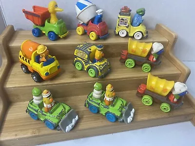 Vintage Sesame Street Die Cast Cars Lot Rare Find Old Time Fun H16 • $19.99