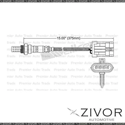 Post Catalytic Oxygen Sensor For Daewoo Tacuma 2.0 X20SED 4 Cyl • $94.66