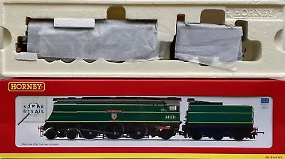 00 Gauge Hornby R2691 BR(SR) Green 4-6-2 West Country Class #34031  TORRINGTON  • £169.99