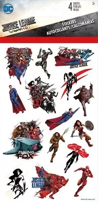 4 Sheets Justice League Dc Party Favors Teacher Supply Wonder Woman Superman  • £3.41