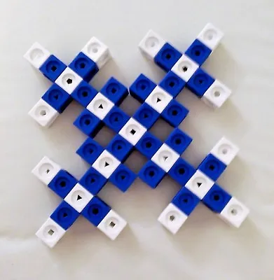 Maths Link Counting Cubes (New Van Koch Snowflake Pack) 49 2cm X 2cm X 2cm Cubes • £6.25