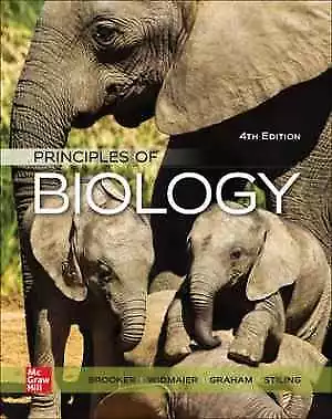 Principles Of Biology - Hardcover By Brooker Robert; Widmaier Eric; - Very Good • $45.06