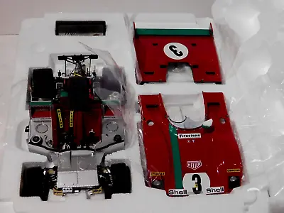 FERRARI 312P N 3 WINNER TARGA FLORIO 1972 A.MERZARIO S.MUNARI Gmp G1804111 1:18 • $467.99