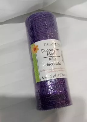 Decorative Mesh Purple 6 In X 5 Yards • $6.49