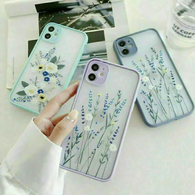 $5.75 • Buy For IPhone 11 12 13 Pro Max SE XR 8 7 Cute Flower Shockproof Soft TPU Case Cover