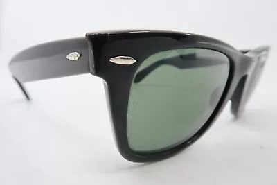 Vintage B&L Ray Ban WAYFARER Sunglasses USA 5024 G-15 Etched BL Men's Medium • $29.86