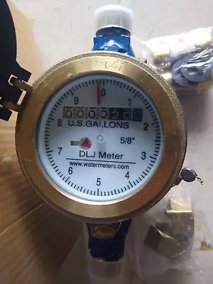 New/nob Dlj Water Meter 5/8  X 5/8  • $133.23