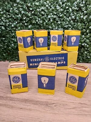 7 General Electric 1195 Miniature Lamp Light Bulb 12v Automotive Tractor NOS Vtg • $24.99