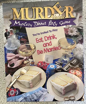 Vtg Murder A La Carte Mystery Party Game Eat Drink And Be Married RARE  • $29.95