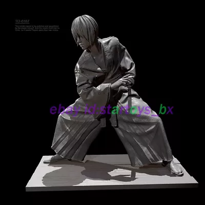 75mmH Male Swordman Unpainted Resin Model Kit Unassembled Garage Kit GK TD-6187 • $47.92