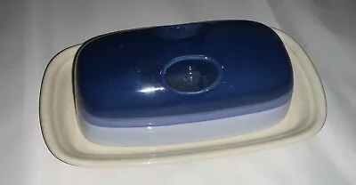 Mikasa Discovery Blue Reef Butter Dish Complete Bottom  Lid P3003 • $19.99