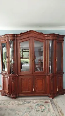 £75 • Buy Large Beautiful Mahogany Display Cabinet