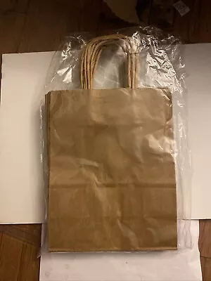 Kraft Paper Natural Shopping Bag Large Tempo Natural 8 X 4.75 X 10.5 250/carton • $19.85