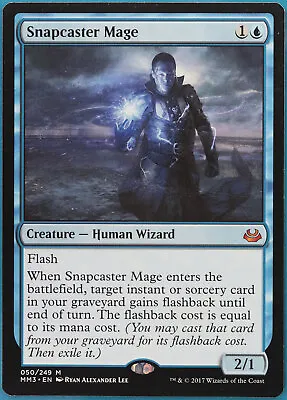 Snapcaster Mage Modern Masters 2017 NM Blue Mythic Rare CARD (392178) ABUGames • $20.35