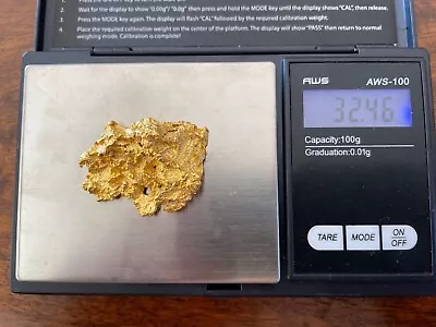 Gold Nugget 32.46g Alaskan Natural • $3950