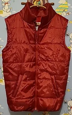 Back To The Future Marty McFly Red Puffer Vest Size Small Universal Studios • $40.05