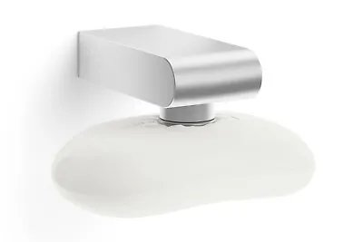 Zack Atore Brushed Stainless Steel Magnetic Soap Holder 40428 • £38.95