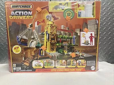 Matchbox Action Drivers - Epic Construction Yard Playset New For 2023 • $29.99