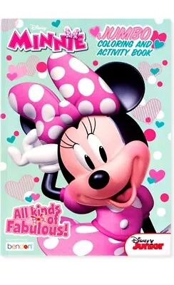 Minnie Mouse Jumbo Coloring & Activity Book All Kind Of Fabulous Valentines  • $8.99