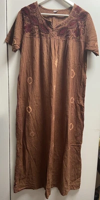 £9 • Buy Brown Dip Dye Dress