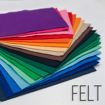 £13.98 • Buy Top Quality 30% Wool Blend Felt Over 30+ Colours 8 Size Options Free Postage