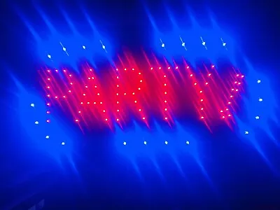 LED Lighted Moving Animated Party Sign Man Cave 19 X 10 • $7