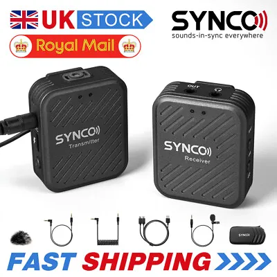 £29.99 • Buy Wireless Lavalier Microphone, SYNCO G1(A1) 2.4G System Lapel Mic For Camera DSLR