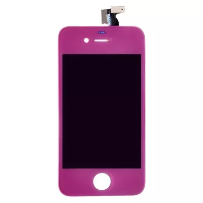 $9.99 • Buy LCD Digitizer Frame Assembly For Apple IPhone 4 CDMA Purple  Front Glass Touch 