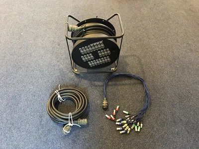 £350 • Buy 24 Channel, 40m Canare Xlr Multicore Snake Cable Stage Box On Wheels.