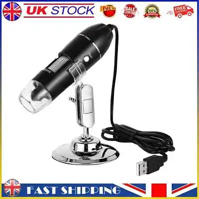 £13.39 • Buy 500X/1000X/1600X Digital Microscope USB Industrial Electronic Desktop Magnifier 