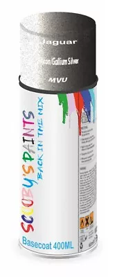 For Jaguar Paint Aerosol Spray Silicon/Gallium Silver Mvu Car Scratch Repair • £17.39