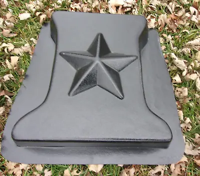 Concrete Star Bench Leg Mold 3/16th  Multi Holiday Military Design Plastic Mould • $89.95
