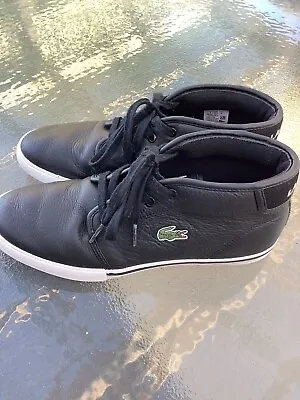 Mens Lacoste Ampthill LCR3 Leather Shoes Size US 8 • $54.95