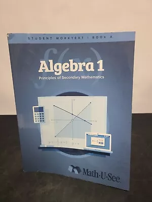 Algebra 1 Principles Of Secondary Mathematics Student Worktext Book A By... • $62.99