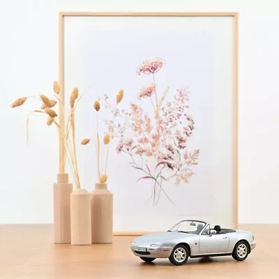 Norev 1/18 Mazda Miata MX-5 1989 Silver 188023 • $89.99