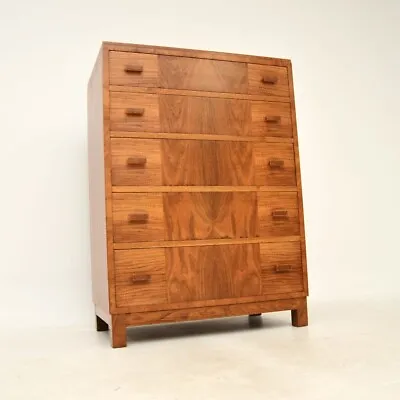 Art Deco Walnut Chest Of Drawers By Heal's • £1650