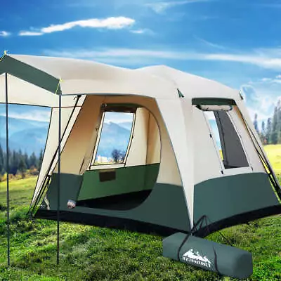 Weisshorn Instant 4 Person Up Camping Pop Up Tents Family Hiking Dome • $181.31