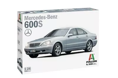 Italeri 3638 1/24 Scale Model Car Kit Mercedes-Benz S-Class W220 S 600 Sedan • $27.90