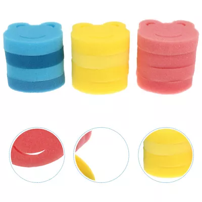  12 Pcs Baby Bath Sponge Child Face Scrubber Body Shower Loofah • £8.99