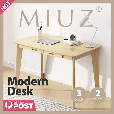 $109 • Buy MIUZ Computer Desk Office Study Desks Laptop Table Drawers Workstation Nordic