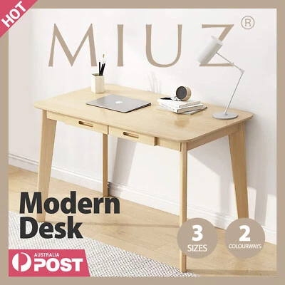 $109 • Buy MIUZ Computer Desk Office Study Desks Laptop Table Drawers Workstation Nordic